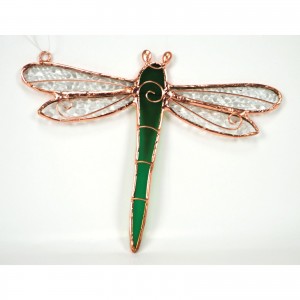 Gift Essentials Green Dragonfly Suncatcher   